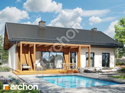 Проект дома ARCHON+ Дом в баллотах 2 