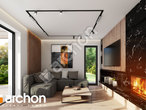 Проект дома ARCHON+ Дом в баллотах 2 дневная зона (визуализация 1 вид 1)
