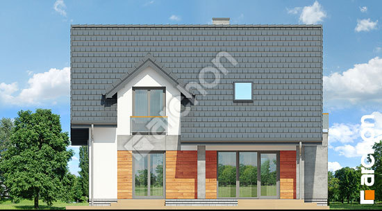 Дворовий фасад Будинок в філодендронах 3