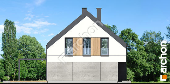 Бочний фасад Будинок під грабами 2(Е)