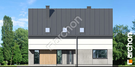 Передній фасад Будинок під грабами 2(Е)