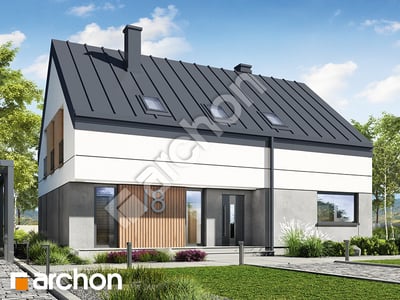 Проект дома ARCHON+ Дом под грабами 2 (Е)