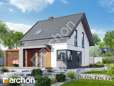 Проєкт будинку ARCHON+ Будинок в брусниці (НЕ) ВДЕ