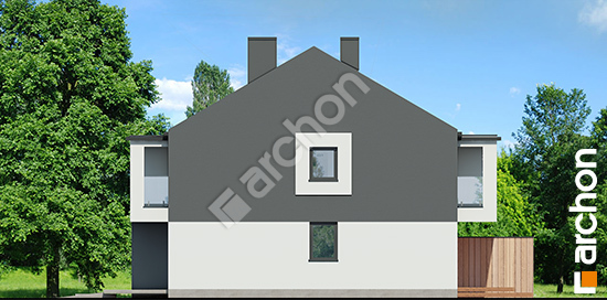 Боковой фасад Дом в клематисах 28 (Б)