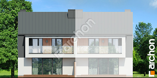 Дворовой фасад Дом в клематисах 28 (Б)