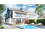 Проєкт будинку ARCHON+ Будинок в клематисах 28 (Б) 
