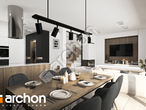 Проект будинку ARCHON+ Будинок в клематисах 28 (Б) денна зона (візуалізація 1 від 2)