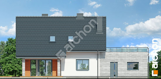 Дворовий фасад Будинок в малинівці (Г2)