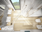 Проект дома ARCHON+ Дом в малиновках (Г2) визуализация ванной (визуализация 3 вид 4)