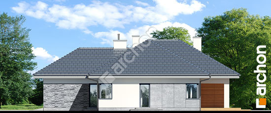 Боковой фасад Дом в розах (Г2)