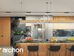 Проект дома ARCHON+ Дом в розах (Г2) визуализация кухни 1 вид 2