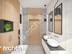 Проект дома ARCHON+ Дом в розах (Г2) визуализация ванной (визуализация 3 вид 2)