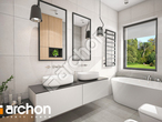 Проект дома ARCHON+ Дом в розах (Г2) визуализация ванной (визуализация 3 вид 3)