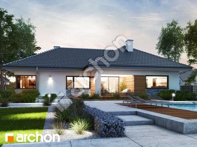 Проект дома ARCHON+ Дом в розах (Г2) 