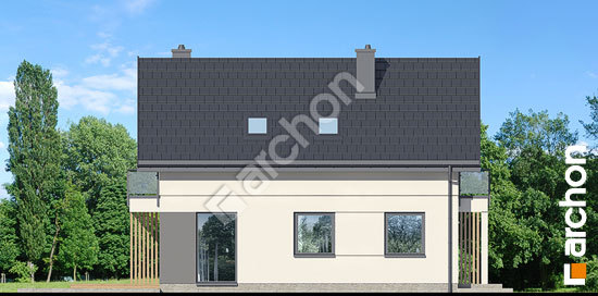 Бочний фасад Будинок в сон-траві 7