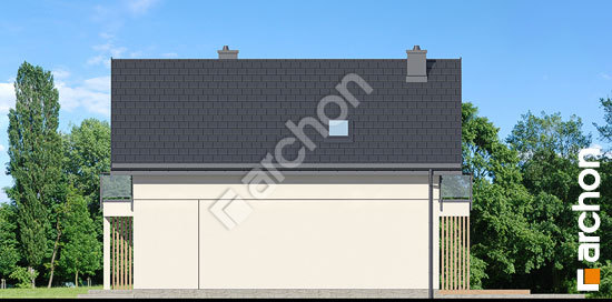 Боковой фасад Дом в сон-траве 7