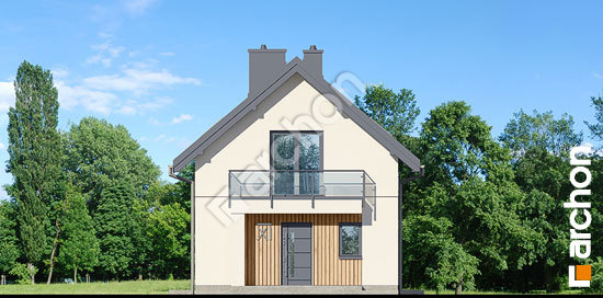 Передній фасад Будинок в сон-траві 7