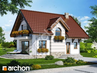 Проект дома ARCHON+ Дом в солодках 4 вер.2 