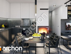 Проект будинку ARCHON+ Будинок в ірисах 5 (Н) візуалізація кухні 1 від 2