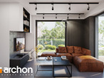 Проект дома ARCHON+ Дом в ирисе 5 (Н) дневная зона (визуализация 1 вид 3)