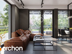 Проект дома ARCHON+ Дом в ирисе 5 (Н) дневная зона (визуализация 1 вид 4)