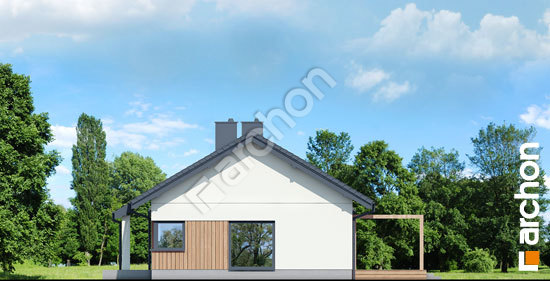 Боковой фасад Дом в лещиновнике 7 (Г)