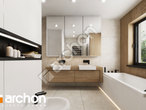 Проект будинку ARCHON+ Будинок в лещиновнику 7 (Г) візуалізація ванни (візуалізація 3 від 3)