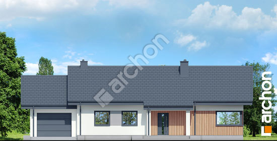 Передний фасад Дом в лещиновнике 7 (Г)