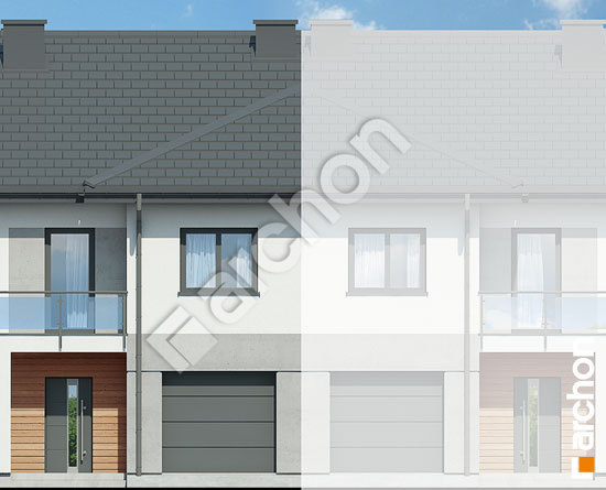 Передній фасад Вілла Амелія (СА)