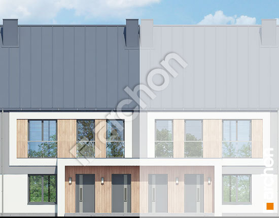 Передній фасад Будинок при тракті 2 (Р2СА)