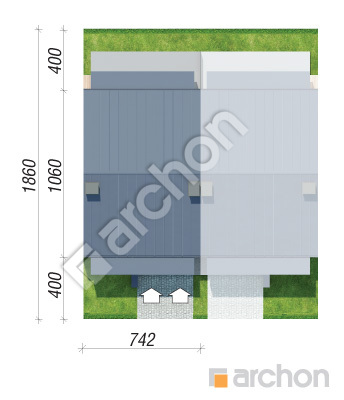 Проєкт будинку ARCHON+ Будинок при тракті 2 (Р2СА) Ситуація