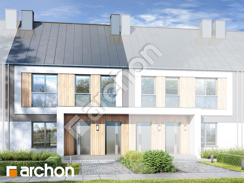 Проект будинку ARCHON+ Будинок при тракті 2 (Р2СА) Вид 1