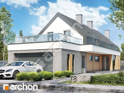 Проект дома ARCHON+ Дом в естрагоне 2 (Г2П) Вид 2