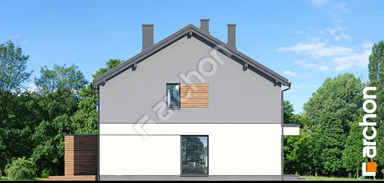 Бочний фасад Будинок в рівіях 4 (Б)