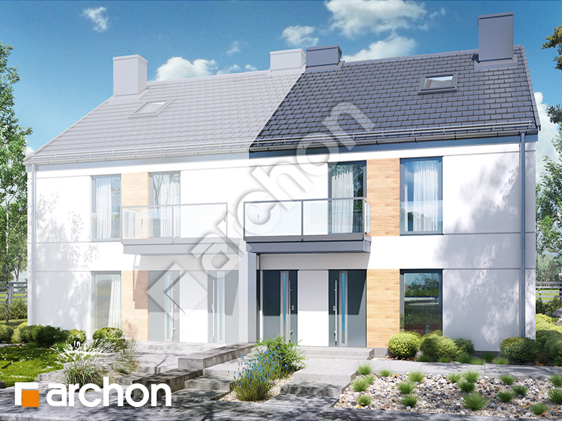 Проєкт будинку ARCHON+ Будинок в фіалках 2 (Р2Б) вер.3 Вид 1