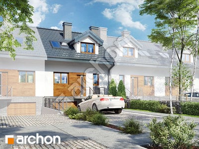 Проект дома ARCHON+ Дом в цикламенах 4 (ПС) вер. 3 