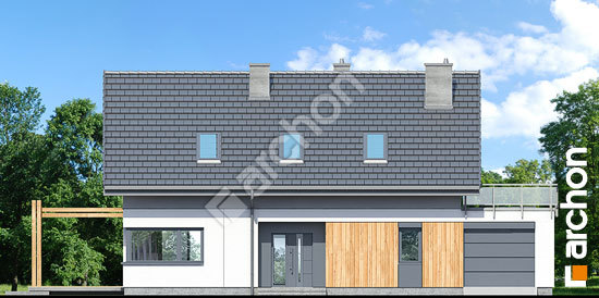 Передний фасад Дом в силене (Г)