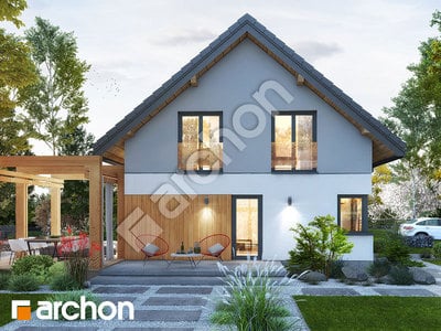 Проект дома ARCHON+ Дом в силене (Г) Вид 2