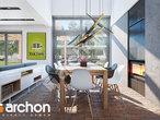 Проект дома ARCHON+ Дом в силене (Г) дневная зона (визуализация 1 вид 4)