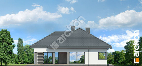 Боковой фасад Дом в подснежниках 7 (Г2)