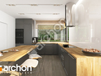 Проект будинку ARCHON+ Будинок в підсніжниках 7 (Г2) візуалізація кухні 1 від 1