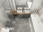 Проект будинку ARCHON+ Будинок в підсніжниках 7 (Г2) візуалізація ванни (візуалізація 3 від 3)