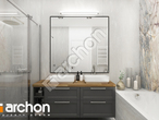 Проект будинку ARCHON+ Будинок в підсніжниках 7 (Г2) візуалізація ванни (візуалізація 3 від 4)