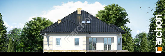 Дворовой фасад Дом в настурциях 3 вер.3