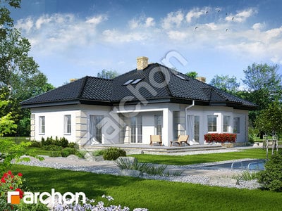 Проект будинку ARCHON+ Будинок в настурціях 3 вер.3 Вид 2