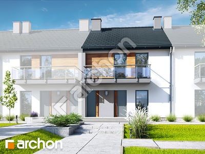 Проект дома ARCHON+ Дом в фиалках (Р2С) вер.2 