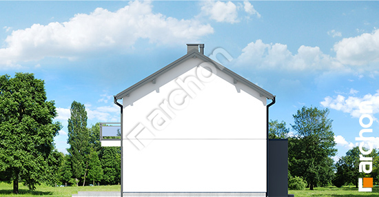 Бочний фасад Будинок в пілеях (Р2БЕ) вер.3