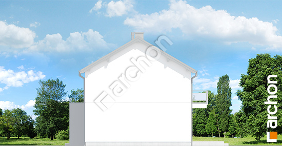 Боковой фасад Дом в пилеях (Р2БЕ) вер.3