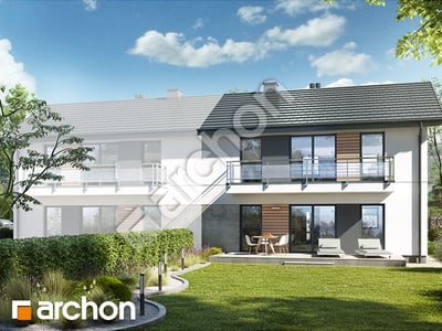 Проект дома ARCHON+ Дом в пилеях (Р2БЕ) вер.3 Вид 2