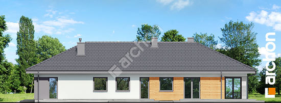 Бочний фасад Будинок в обрієті 2 (Г2)